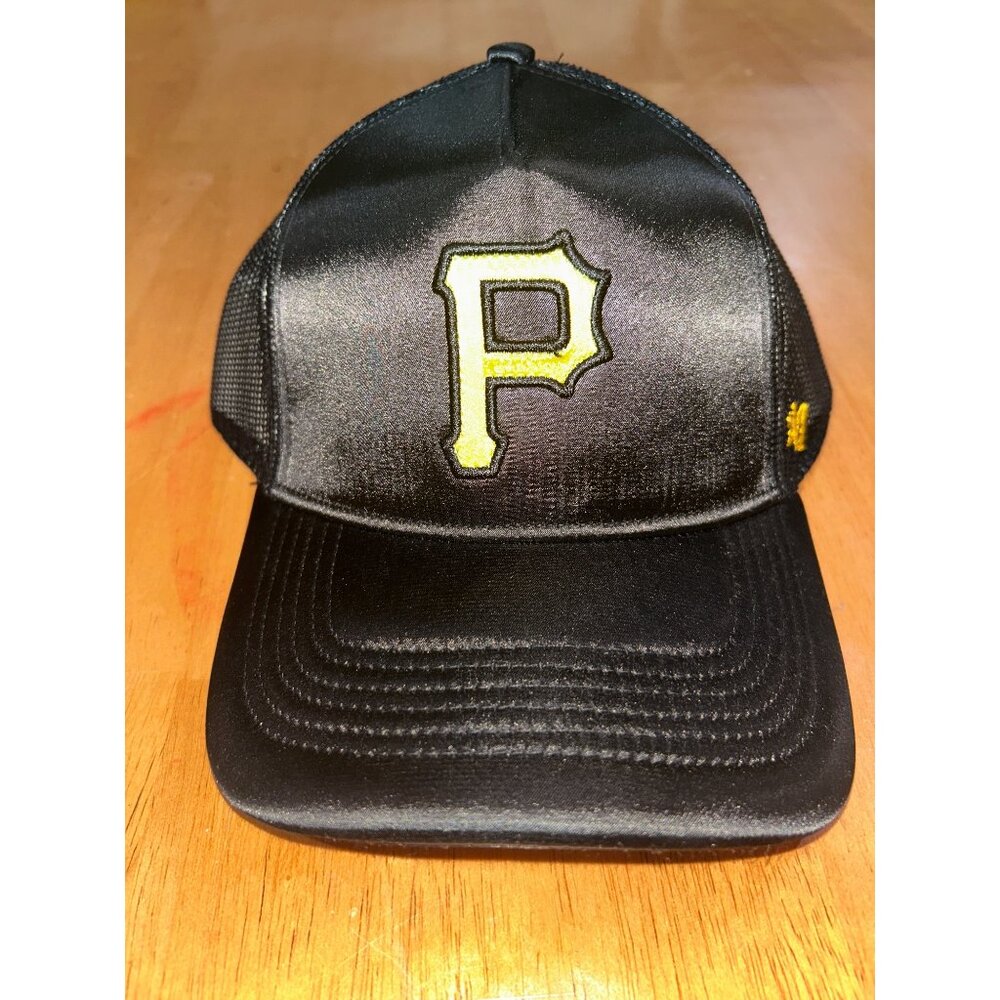 NEW Pittsburgh Pirates Black '47 Brand MVP Adjustable Trucker Hat MSRP $40